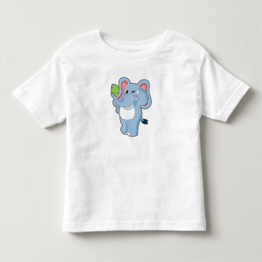 象の携帯電話 トドラーTシャツ (正面)