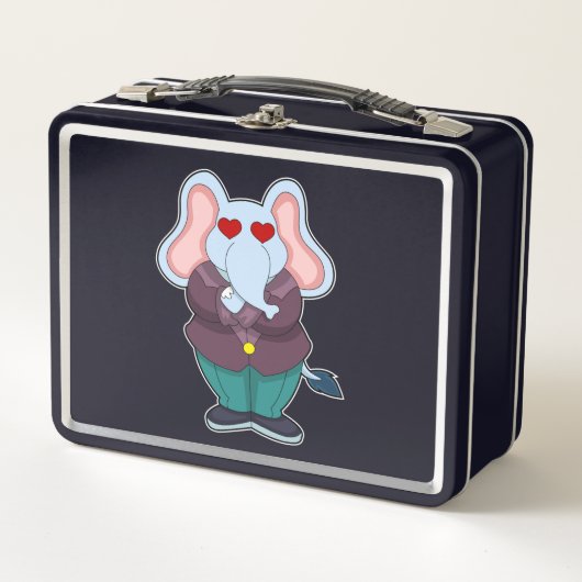 象の新郎スーツ.PNG メタルランチボックス (正面)