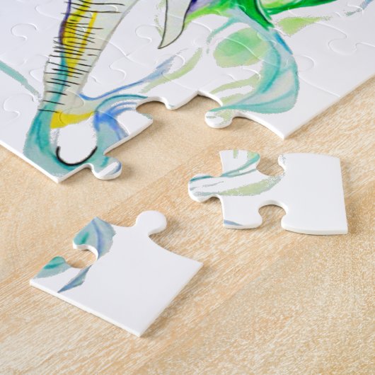 象の日光 ジグソーパズル (側面)