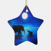 象の星のオーナメント セラミックオーナメント (右)