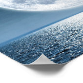 象の月のファンタジーポスター ポスター (角)