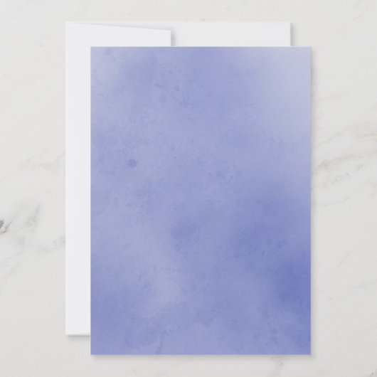 象の月の水の色の赤お洒落ちゃんシャワー 招待状 (裏面)