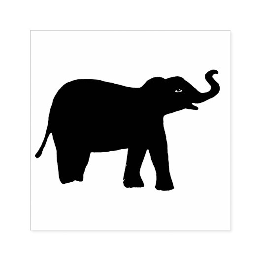 象の木のアートスタンプ ラバースタンプ (インプリント)