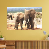 象の横に並べてキャンバス枠 キャンバスプリント (インサイチュ (リビング))