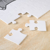 象の櫛で美容師 ジグソーパズル (側面)