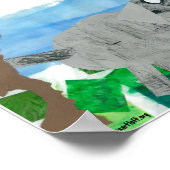 象の歩くポスター ポスター (角)