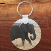 象の歩行 キーホルダー (正面)