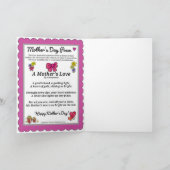 象の母と娘の母の日のカード 案内状 (内部)