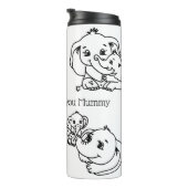 象の母と私の母の日パーソナライズされた タンブラー (回転右)