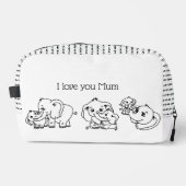 象の母と私の母の日パーソナライズされた ドップキット (正面)