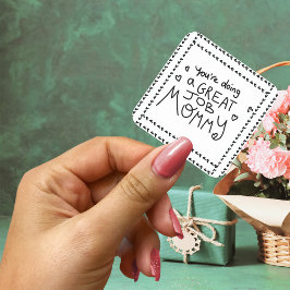 象の母と私の母の日 スクエアシール