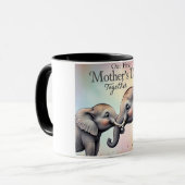象の母の日と母の日 マグカップ (正面左)