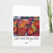 象の母及び子供 カード (裏面)