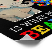 象の母違う自閉症 ポスター (角)