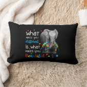 象の母違う自閉症 ランバークッション (ブランケット)