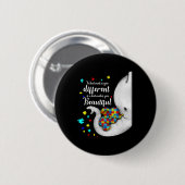 象の母違う自閉症 缶バッジ (正面&裏面)