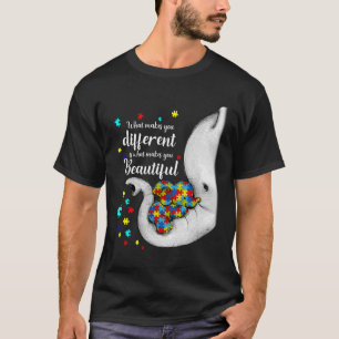 象の母違う自閉症 Tシャツ