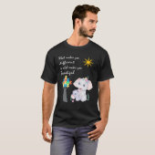 象の母違う自閉症 Tシャツ (正面フル)