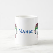 象の水彩風景 コーヒーマグカップ (中央)