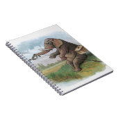 象の漁師のイラスト ノートブック (右側)