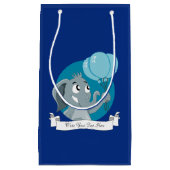 象の漫画 スモールペーパーバッグ (正面)