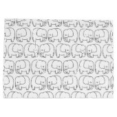 象の漫画 ラージペーパーバッグ (裏面)