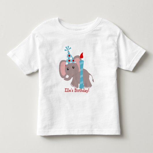 象の点 トドラーTシャツ (正面)