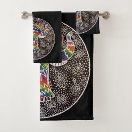 象の照明 バスタオルセット