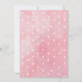 象の熱気球ベビーシャワービンゴゲーム 招待状 (裏面)