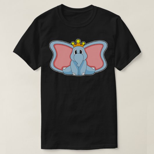 象の王冠 Tシャツ (デザイン正面)