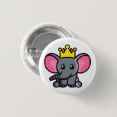 象の王 缶バッジ (正面&裏面)