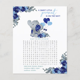 象の男の子の赤ちゃんシャワーゲーム