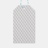 象の男の子ギフトラベル赤ちゃんシャワーありがとう ギフトタグ (裏面)