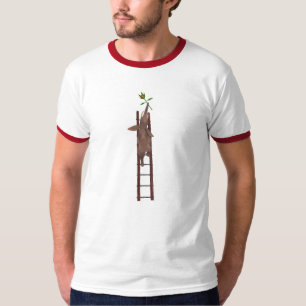 象の登山はしご Tシャツ