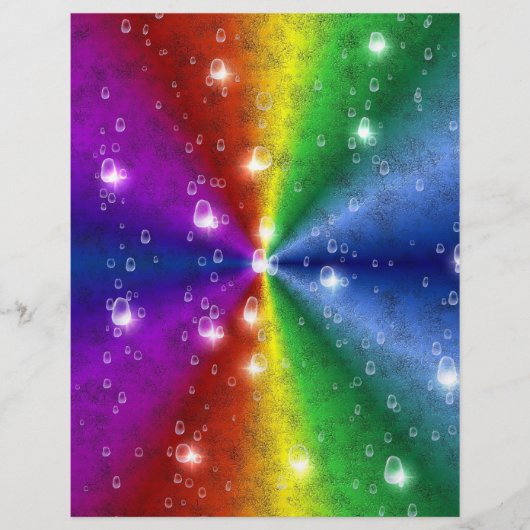 象の皮のレザーオプションと雨滴の虹 チラシ (正面)