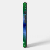 象の皮のレザーオプティクに虹、雨滴 Case-Mate iPhoneケース (裏面 / 左)