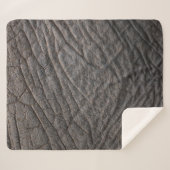 象の皮膚組織厚皮動物 シェルパブランケット (正面(横))