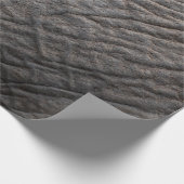 象の皮膚組織厚皮動物 ラッピングペーパー (角)