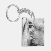 象の目2017年 キーホルダー (正面左)