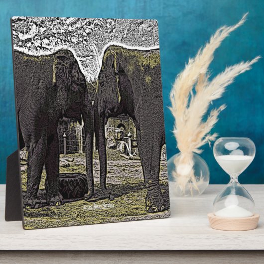 象の目 フォトプラーク (側面)