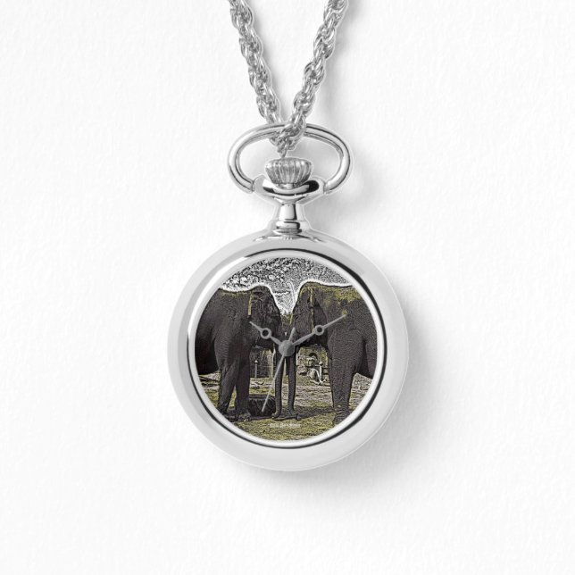 象の目 腕時計 (正面)