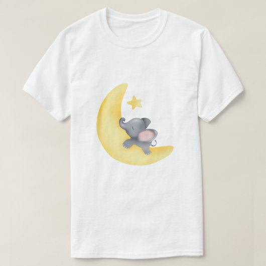 象の知恵 Tシャツ (デザイン正面)