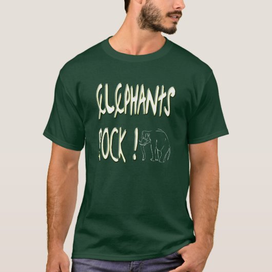 象の石! Tシャツ (正面)