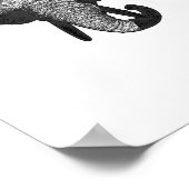 象の神の教会クリスチャンギフトエレファントキリスト ポスター (角)