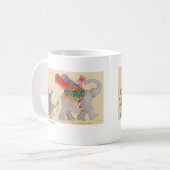 象の移動日 コーヒーマグカップ (正面左)