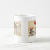 象の移動日 コーヒーマグカップ (中央)