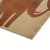 象の種族の芸術のデザインのまな板 カッティングボード (角)