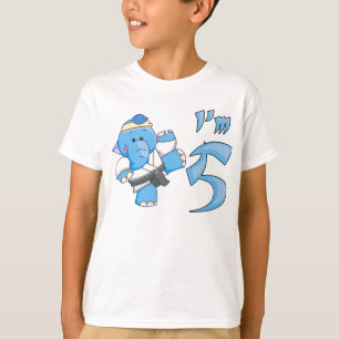 象の空手の第5誕生日 Tシャツ