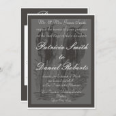 象の結婚式 招待状 (正面/裏面)