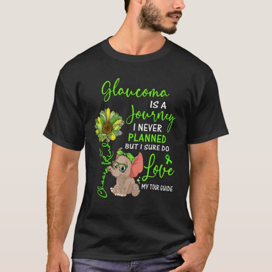 象の緑内障は私が決して計画しなかった旅だった Tシャツ (正面)
